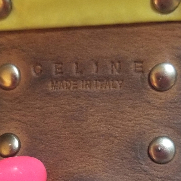 CELINE Made In Italy Patent and Tanned Calf Bombay Sky Bracelet - Picture 4 of 7